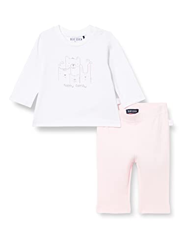 BLUE SEVEN Unisex Baby Outfit-2er Hosen-Set, ROSA Orig, 0-3 Months (2er Pack) von Blue Seven