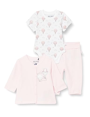 BLUE SEVEN Unisex Baby Outift-3er Hosen-Set, ROSA Orig, 3-6 Months (3er Pack) von Blue Seven