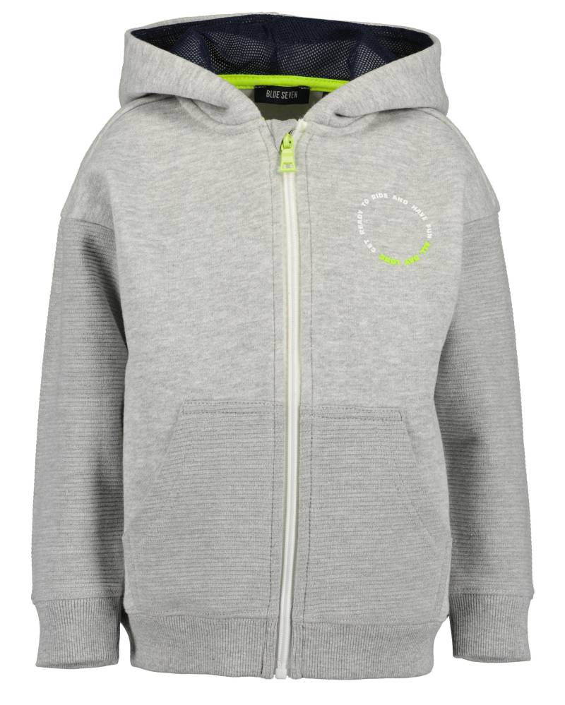 Blue Seven - kl Kn Sweatjacke, Kapuze grau - Gr. - 128 von Blue Seven