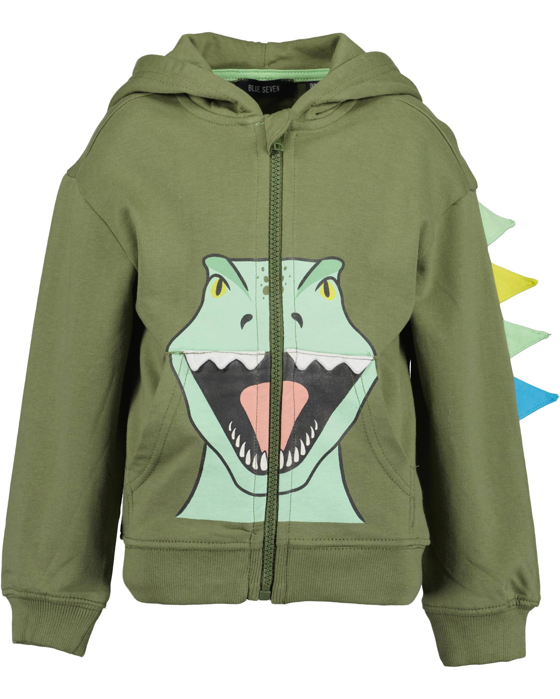 Blue Seven - kl Kn Sweatjacke, Kapuze oliv - Gr. - 92 von Blue Seven