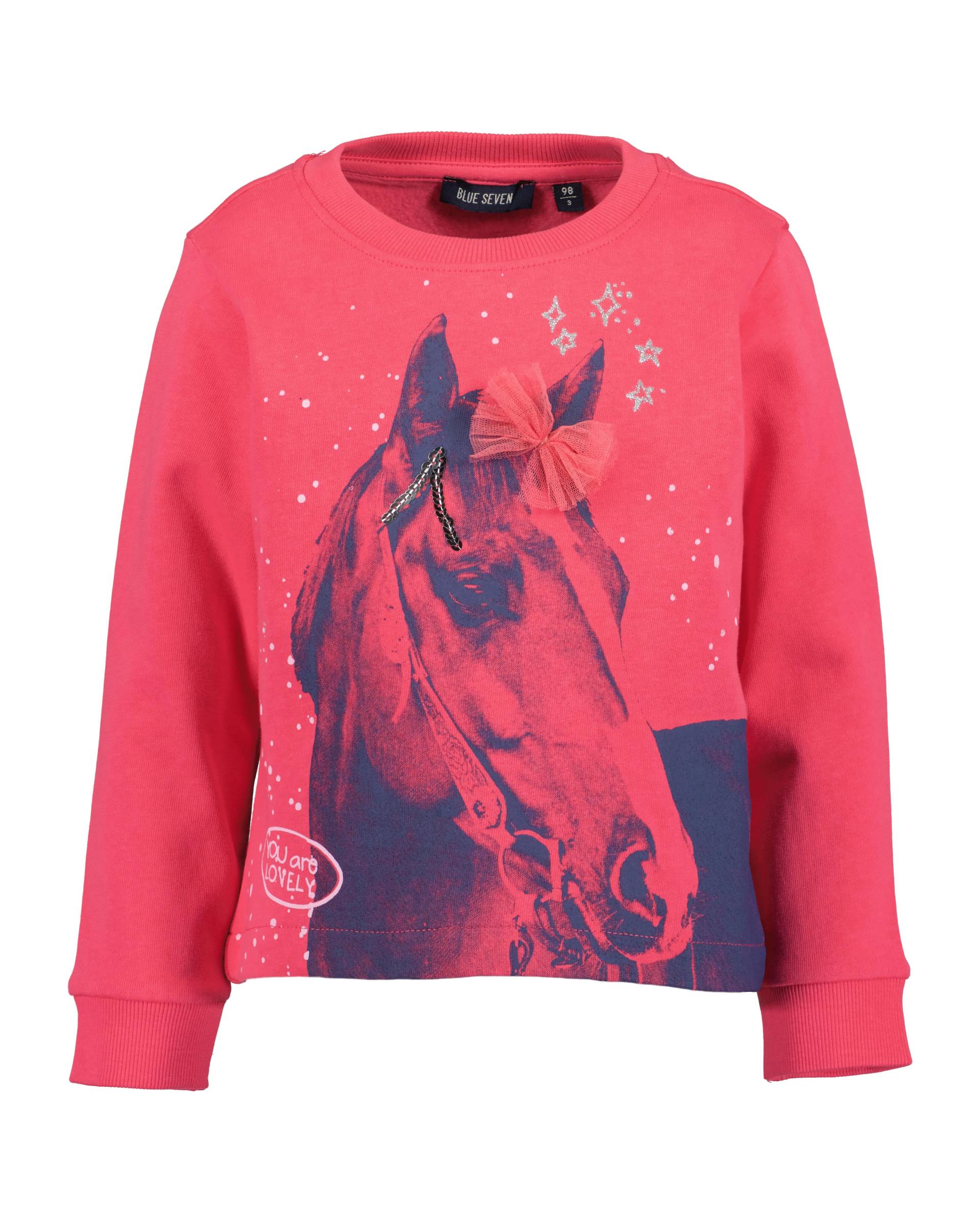 Blue Seven - kl Md Sweatshirt, Rundhals pink - Gr. - 92 von Blue Seven