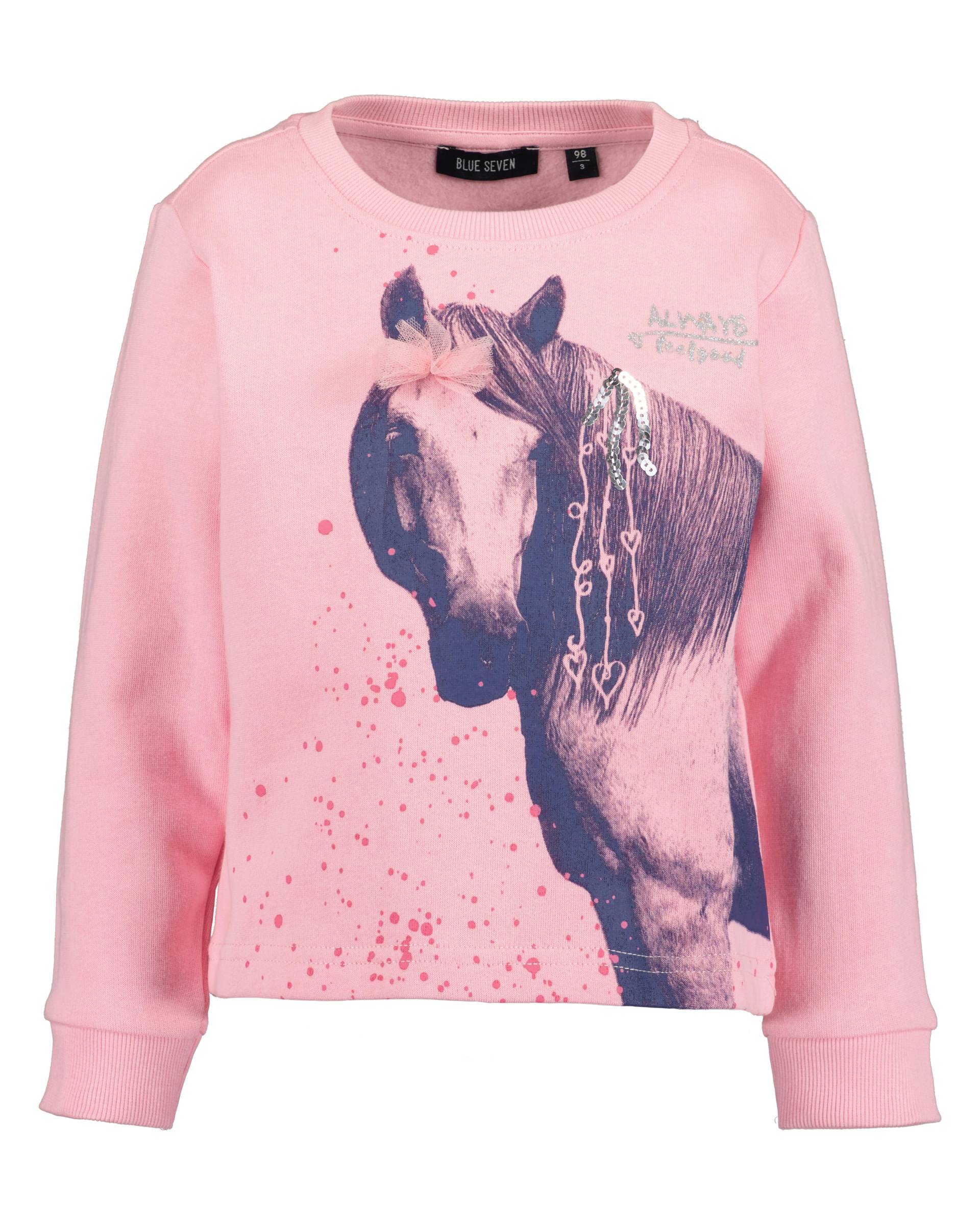 Blue Seven - kl Md Sweatshirt, Rundhals rosa - Gr. - 92 von Blue Seven