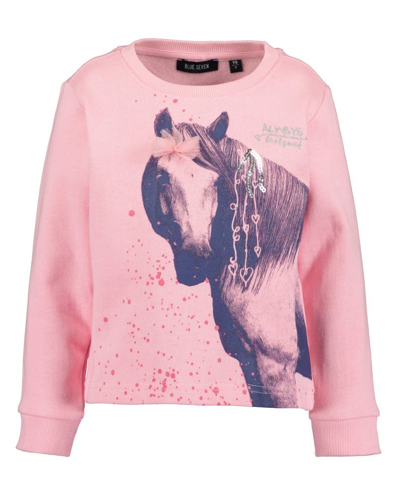 Blue Seven - kl Md Sweatshirt, Rundhals rosa - Gr. - 92 von Blue Seven