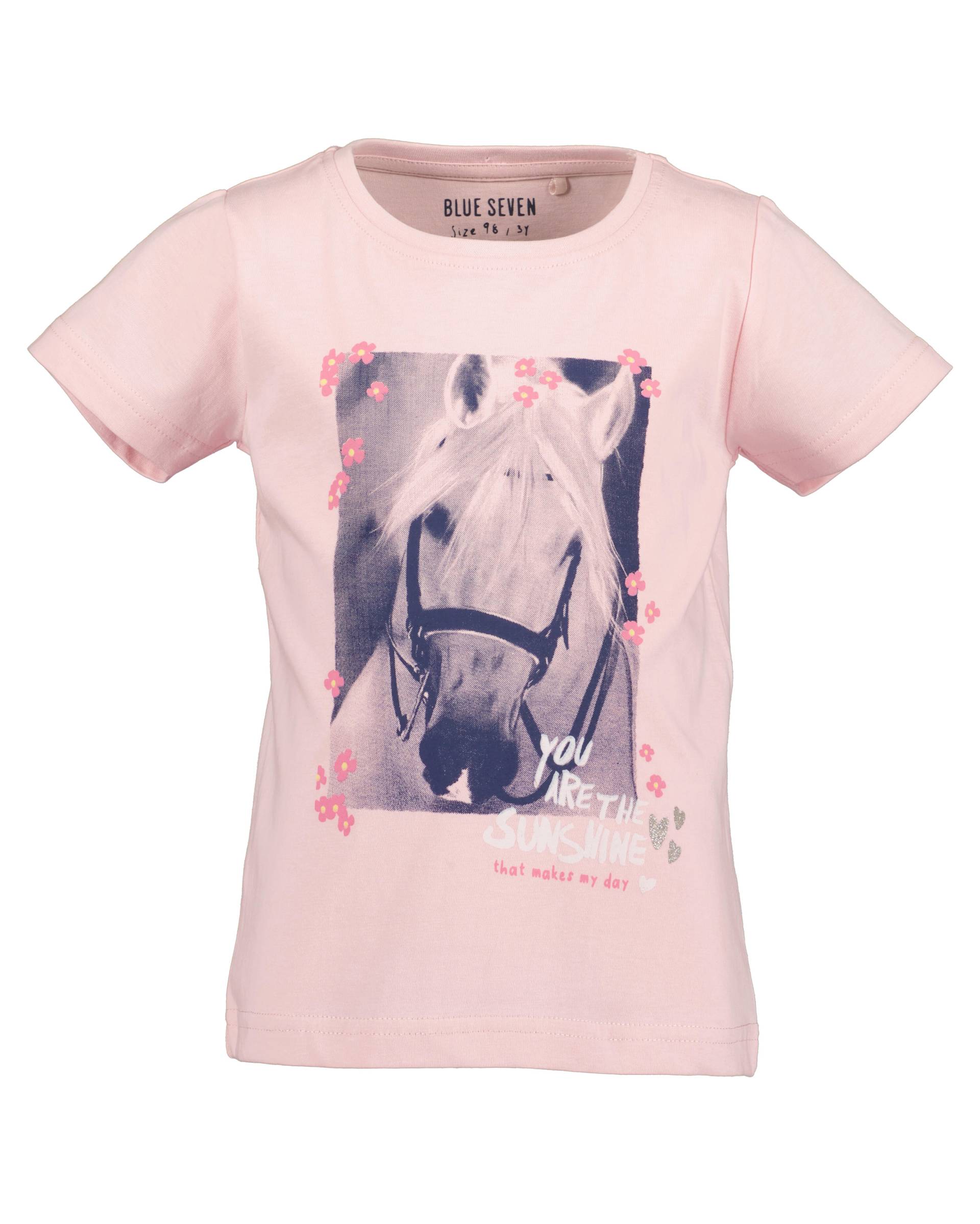 Blue Seven - kl Md T-Shirt, Rundhals rosa - Gr. - 92 von Blue Seven