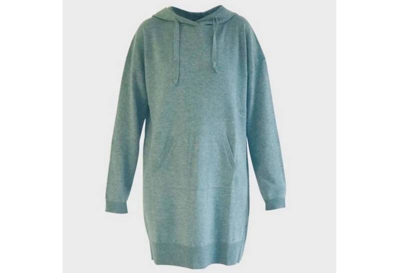 Blue Sportswear Strickkleid Byron Hoodie Knit Dress Kapuzenkleid in Eisblau-Melange von Blue Sportswear