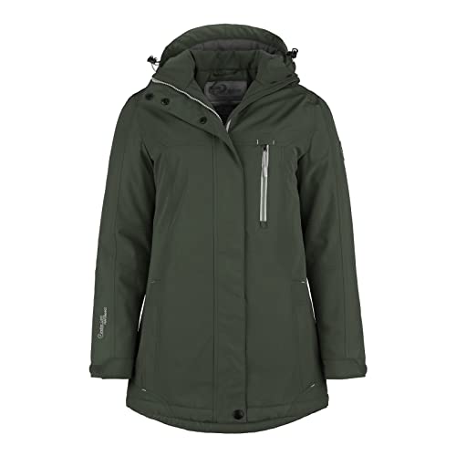 Blue Wave Damen Funktionsjacke Carla - Jacke Regenjacke Funktionsmantel in Oliv Größe 46 von Blue Wave