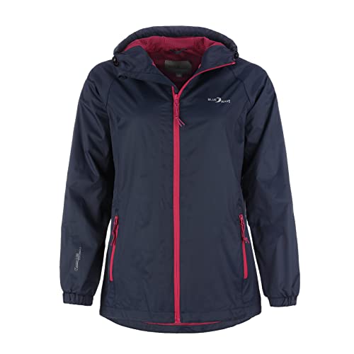 Blue Wave Damen Funktionsjacke Fabienne - Outdoor-Jacke Regenjacke Wander- und Fahrradjacke in Marine Größe 44 von Blue Wave