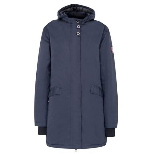 Blue Wave Damen Funktionsjacke Lisa mit Innenfutter - Wasserdichte Jacke mit abnehmbarer Kapuze in Marine Größe 56 von Blue Wave