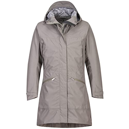 Blue Wave Damen Funktionsparka Karlotta - Mantel mit verschweißten Nähten und verstellbarer Kapuze in Schilf Größe 44 von Blue Wave