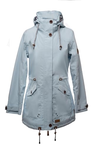 Blue Wave Damen Funktionsparka Outdoor-Jacke Daisy - Funktionsjacke Funktionsmantel mit abnehmbarer Kapuze von Blue Wave