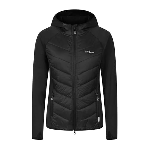 Blue Wave Damen Hybridjacke Marlene mit Kapuze - Outdoor-Jacke mit wärmender Wattierung in Schwarz Größe 42 Blue Wave Damen Hybridjacke Marlene mit Kapuze - Outdoor-Jacke mit wärmender Wattierung in Schwarz Größe 42 von Blue Wave