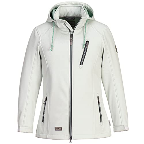 Blue Wave Damen Softshelljacke Jessica - Outdoorjacke Jacke mit Fleece-Innenfutter in Mint Größe 36 von Blue Wave