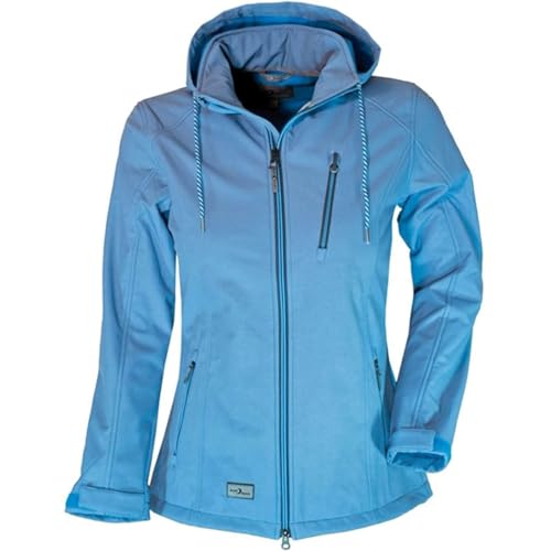 Blue Wave Damen Softshelljacke Jessica - Outdoorjacke Jacke mit Fleece-Innenfutter in Oceanblau Größe 40 von Blue Wave