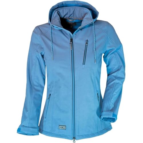 Blue Wave Damen Softshelljacke Jessica - Outdoorjacke Jacke mit Fleece-Innenfutter in Oceanblau Größe 54 von Blue Wave