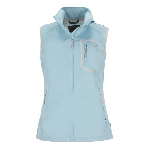 Blue Wave Damen Softshellweste Kira mit Stehkragen - Leichte Weste Softshell Outdoor winddicht und atmungsaktiv in Oceanblue Größe 48 Blue Wave Damen Softshellweste Kira mit Stehkragen - Leichte Weste Softshell Outdoor winddicht und atmungsaktiv in Oceanblue Größe 48 von Blue Wave