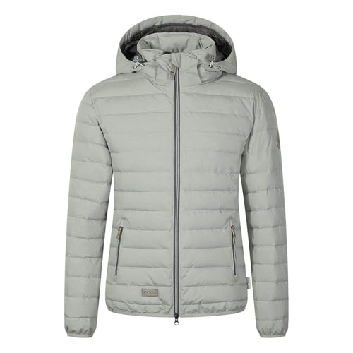 Blue Wave Damen Steppjacke Irina - Jacke gesteppt mit abnehmbarer Kapuze in Seagrass Größe 52 von Blue Wave
