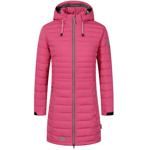 Blue Wave Damen Steppmantel Ilona - Steppjacke Mantel gesteppt in Pink Größe 42 von Blue Wave