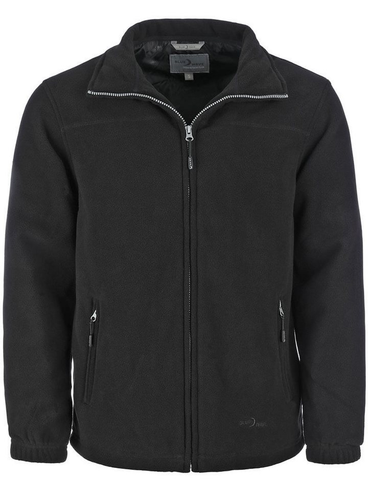 Blue Wave Fleecejacke (1-St) Herren Jacke Knut mit Futter - Strickjacke mit Stehkragen von Blue Wave