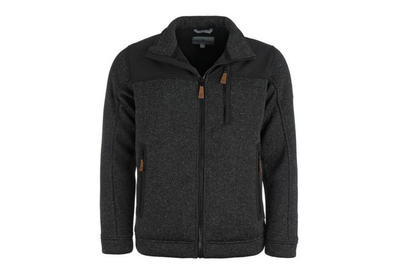 Blue Wave Fleecejacke Blue Wave XXL Strickfleecejacke für Herren in Übergrößen von Blue Wave