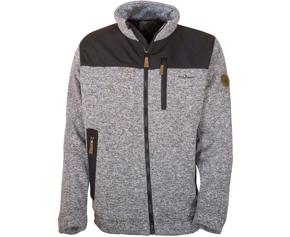 Blue Wave Fleecejacke Blue Wave XXL Strickfleecejacke für Herren in Übergrößen Blue Wave Fleecejacke Blue Wave XXL Strickfleecejacke für Herren in Übergrößen von Blue Wave