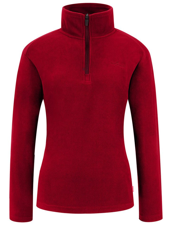 Blue Wave Fleecejacke Damen Half-Zip Fleece-Pullover Nika mit Stehkragen und Reißverschluss von Blue Wave