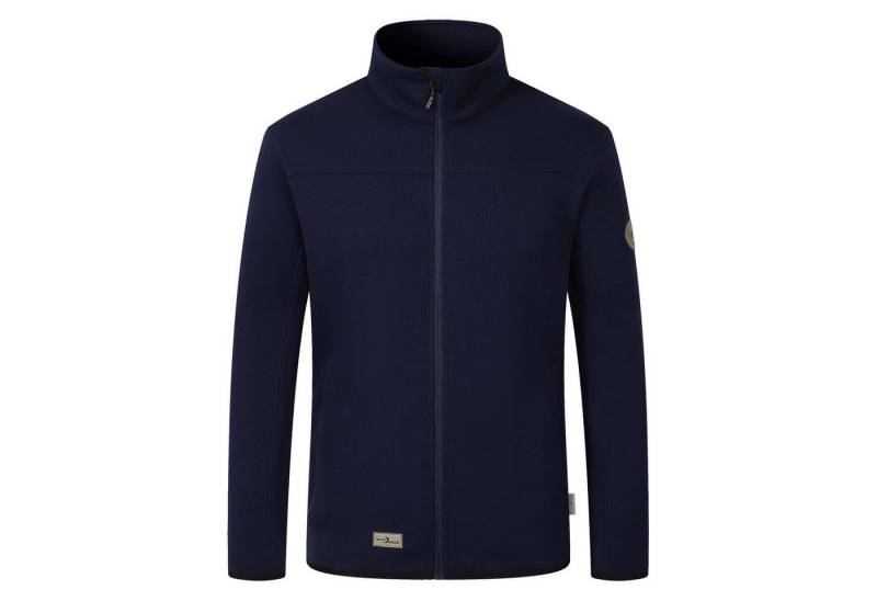 Blue Wave Fleecejacke Damen Jacke Nissa in Strickoptik mit Stehkragen und Reißverschluss von Blue Wave