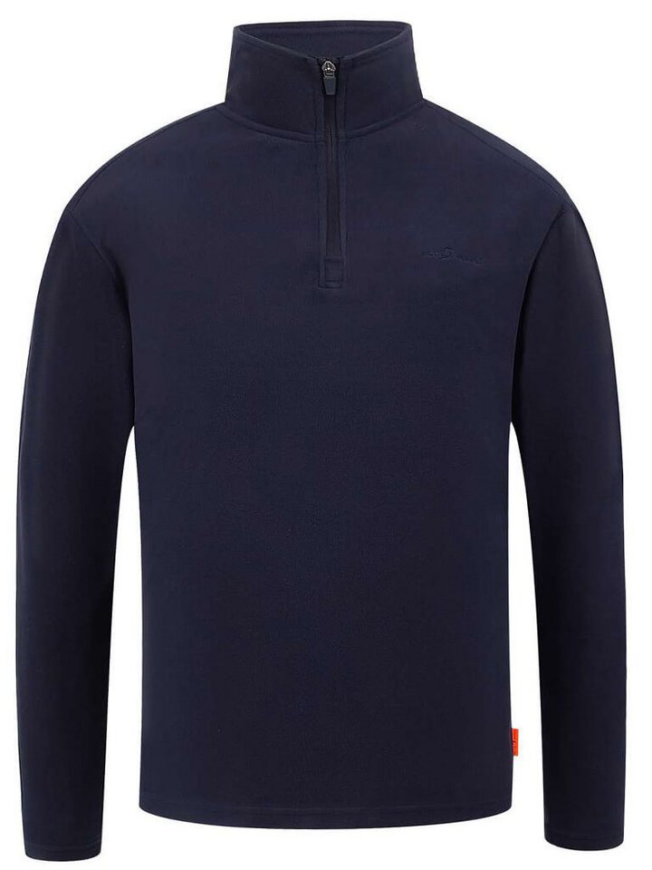 Blue Wave Fleecejacke Herren Half-Zip Fleece-Pullover Niklas mit Stehkragen & Reißverschluss von Blue Wave