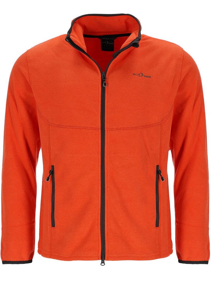 Blue Wave Fleecejacke Herren Jacke Marco in Streifenoptik mit Stehkragen und Reißverschluss von Blue Wave