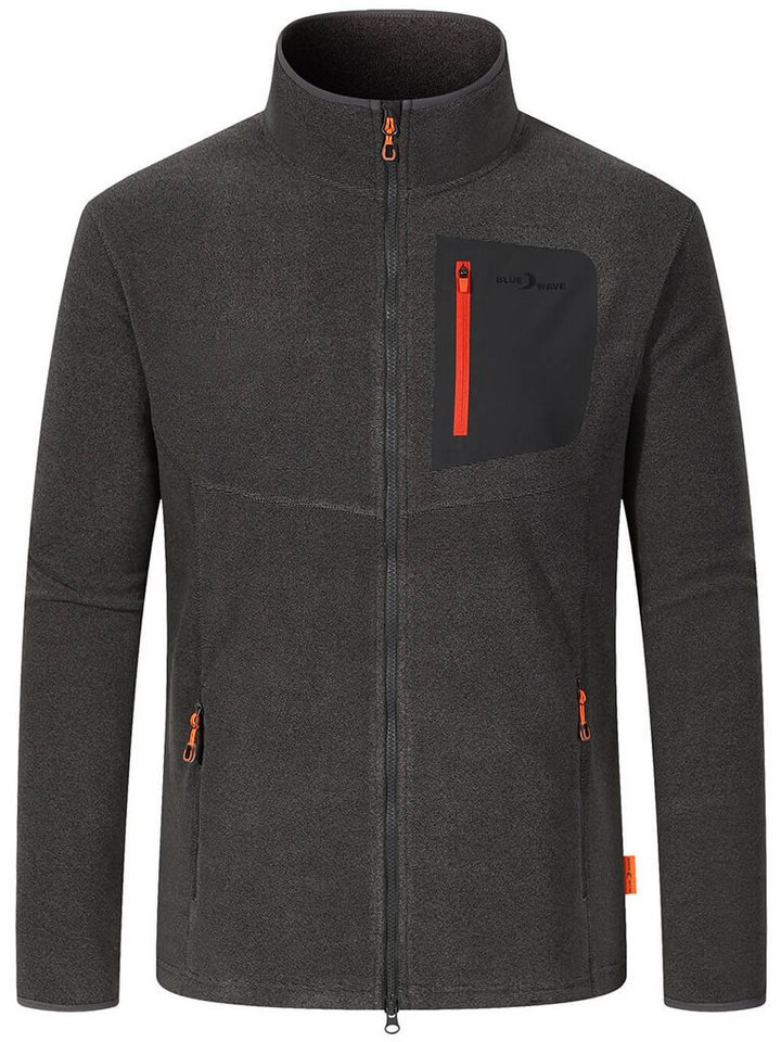 Blue Wave Fleecejacke Herren Jacke Mirco mit Stehkragen und Reißverschluss von Blue Wave