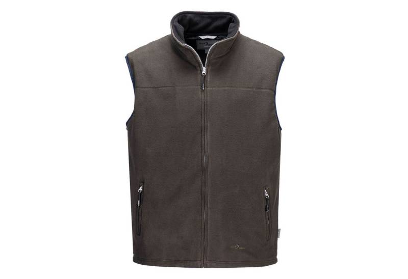 Blue Wave Fleeceweste Herren Weste Lutz mit windfestem Tafetta Innenfutter und Stehkragen von Blue Wave