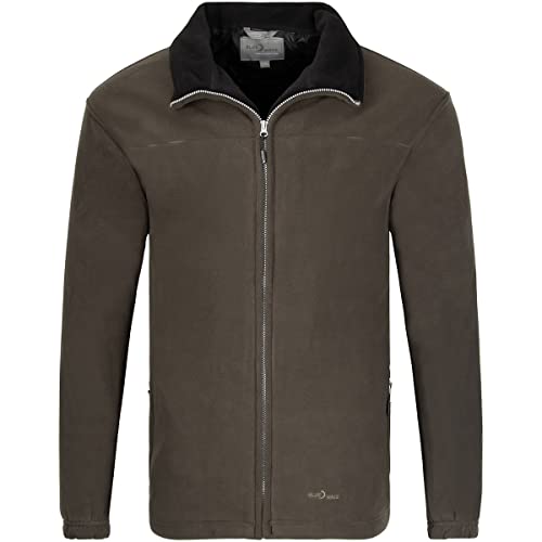 Blue Wave Herren Fleecejacke mit Futter Knut' in großen Größen bis 14XL olivgrün, Größe:6XL von Blue Wave
