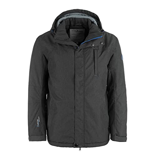 Blue Wave Herren Funktionjacke Chris - Jacke Outdoorjacke mit abnehmbarer Kapuze in Anthrazit Größe L von Blue Wave