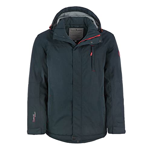Blue Wave Herren Funktionjacke Chris - Jacke Outdoorjacke mit abnehmbarer Kapuze in Marine Größe 3XL von Blue Wave