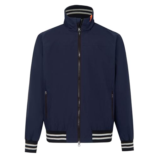 Blue Wave Herren Funktionsblouson Malte mit Kapuze und Kragen - Modische Funktionsjacke mit Innenfutter in Marine Größe 6XL von Blue Wave