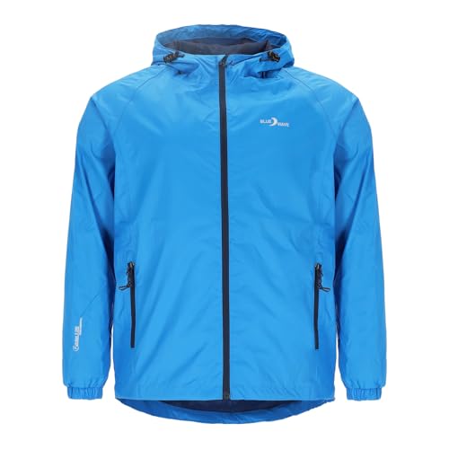 Blue Wave Herren Funktionsjacke Fabian - Outdoor-Jacke Regenjacke Wander- und Fahrradjacke in Royal Größe M von Blue Wave