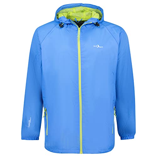 Blue Wave Herren Funktionsjacke Fabian - Outdoor-Jacke Regenjacke Wander- und Fahrradjacke in Royalblau Größe M von Blue Wave