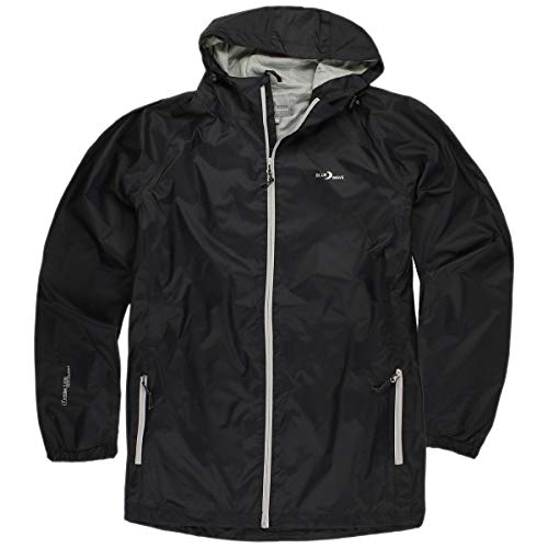 Blue Wave Herren Funktionsjacke Fabian - Outdoor-Jacke Regenjacke Wander- und Fahrradjacke in Schwarz Größe 3XL von Blue Wave