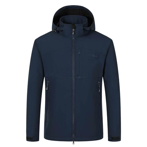 Blue Wave Herren Softshelljacke Mads mit Fleecefutter - Jacke mit angeschnittener Kapuze in Marine Größe M Blue Wave Herren Softshelljacke Mads mit Fleecefutter - Jacke mit angeschnittener Kapuze in Marine Größe M von Blue Wave
