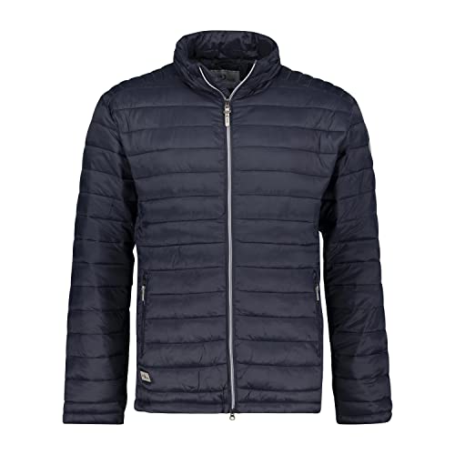 Blue Wave Herren Steppjacke Ivan Unifarben - Leichte Jacke gesteppt mit Stehkragen in Daunenoptik Übergangsjacke in Marine Größe 3XL von Blue Wave