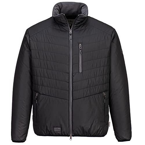 Blue Wave Herren Steppjacke Leo in Daunenoptik - Gesteppte Jacke mit Tafetta-Innenfutter in Schwarz Größe 6XL von Blue Wave