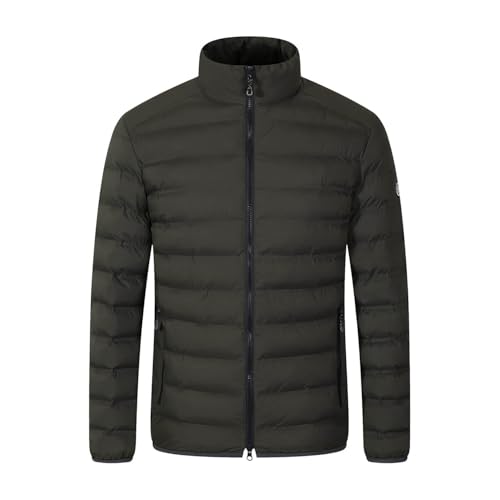 Blue Wave Herren Steppjacke Maximilian in Daunenoptik - Gesteppte Jacke mit Stehkragen in Oliv Größe 3XL von Blue Wave
