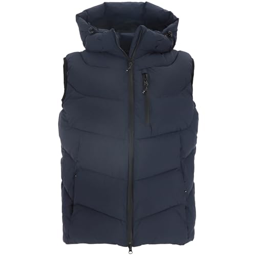 Blue Wave Herren Steppweste Jasper - Weste gesteppt mit abnehmbarer Kapuze in Marine Größe XXL Blue Wave Herren Steppweste Jasper - Weste gesteppt mit abnehmbarer Kapuze in Marine Größe XXL von Blue Wave