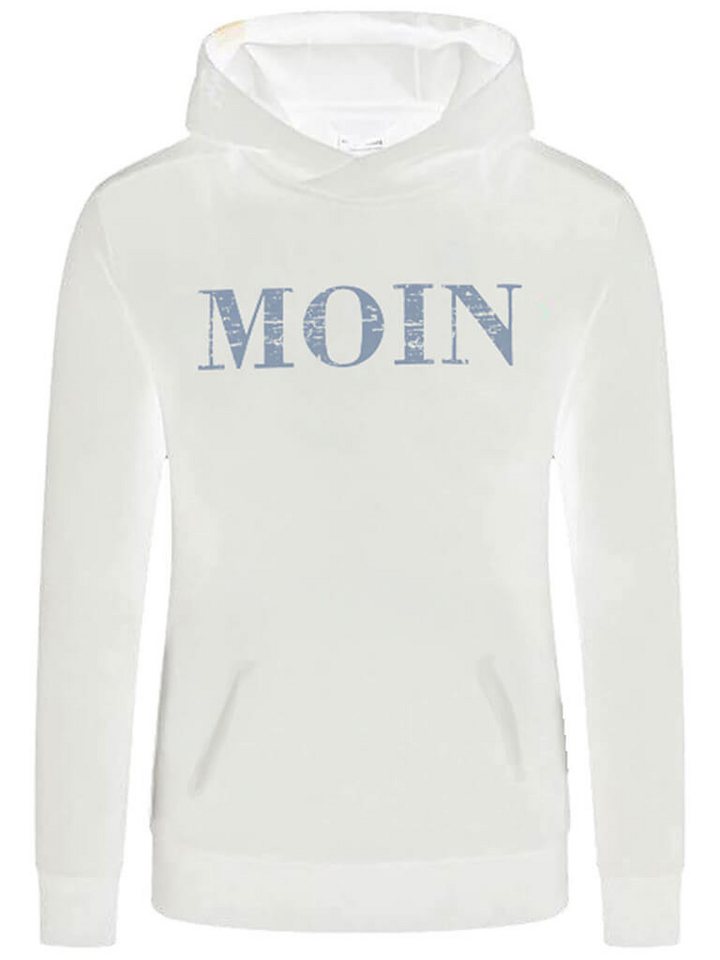 Blue Wave Kapuzenpullover Unisex Sweathoody Alex mit Moin-Druck - Pullover mit Kapuze und Tasche von Blue Wave