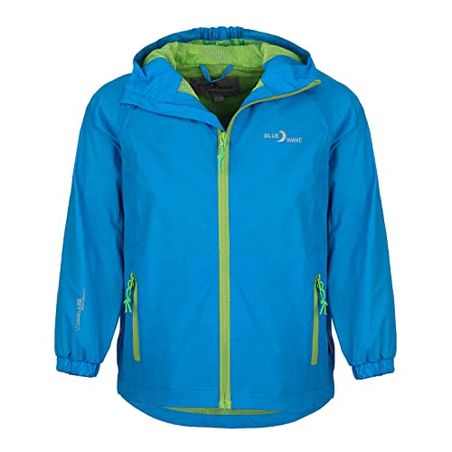 Blue Wave Kinder Funktionsjacke Finn - Winddichte und atmungsaktive Outdoor-Jacke in Royalblau Größe 152 von Blue Wave
