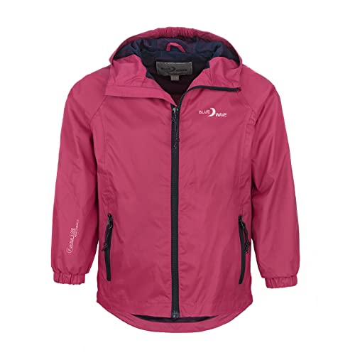 Blue Wave Kinder Funktionsjacke Frieda - Winddichte und atmungsaktive Outdoor-Jacke in Sangria Größe 140 von Blue Wave