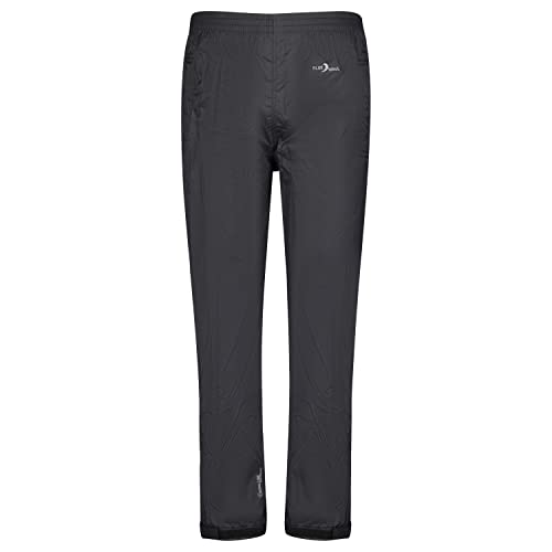 Blue Wave Leichte Regenhose für Herren Serie 'Falko' in Übergrößen 3XL-8XL schwarz, Größe:5XL von Blue Wave