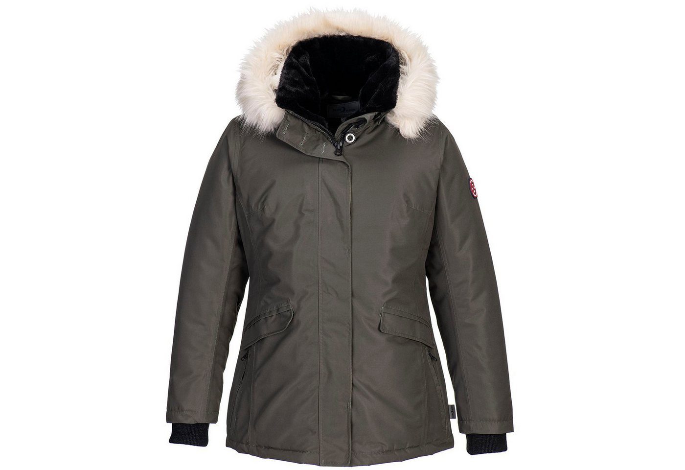 Blue Wave Outdoorjacke BLUE WAVE Jacke Lisa mti Kapuze Oliv von Blue Wave