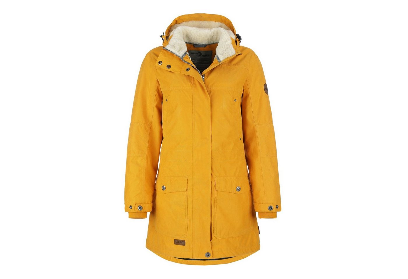 Blue Wave Parka Damen Funktionsparka Outdoor-Jacke Anke mit Fleece-Rücken und Kapuze von Blue Wave