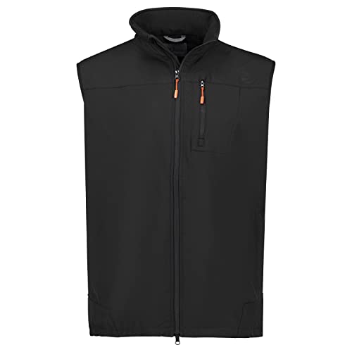 Blue Wave Schwarze Softshellweste für Herren in großen Größen bis 8XL, Größe:3XL Blue Wave Schwarze Softshellweste für Herren in großen Größen bis 8XL, Größe:3XL von Blue Wave