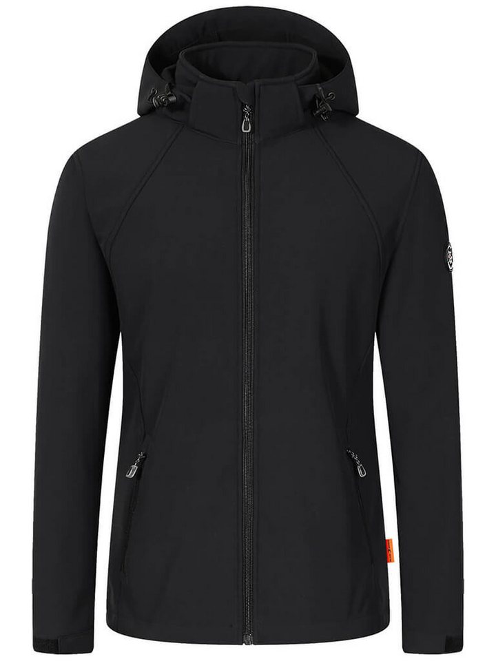 Blue Wave Softshelljacke Damen Jacke Maite mit abnehmbarer Kapuze - winddicht und atmungsaktiv von Blue Wave